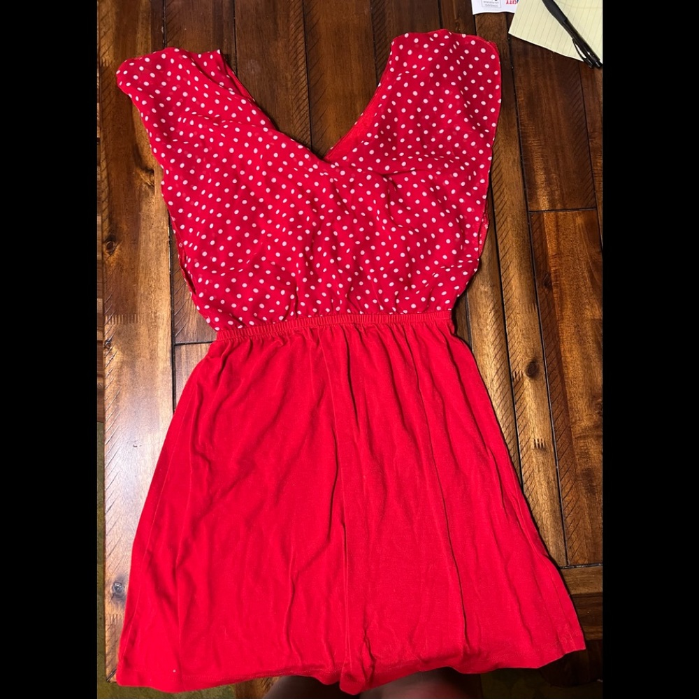 Red dress